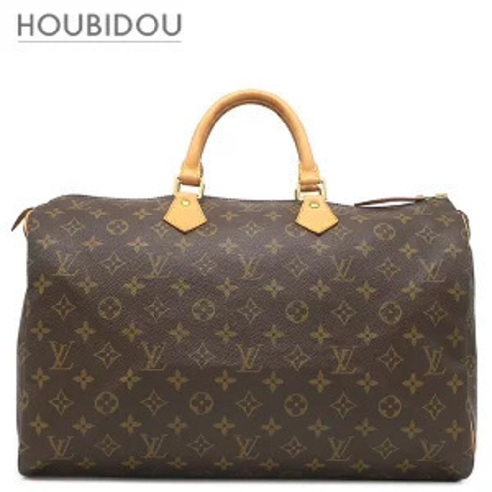 Louis Vuitton Speedy Boston Bag Monogram Canvas Key Padlock